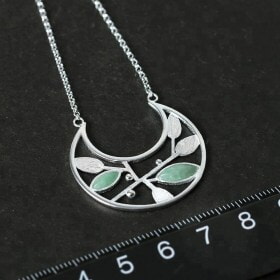 Ladies-Silver-Spring-Natural-Stone-custom-necklace (5)